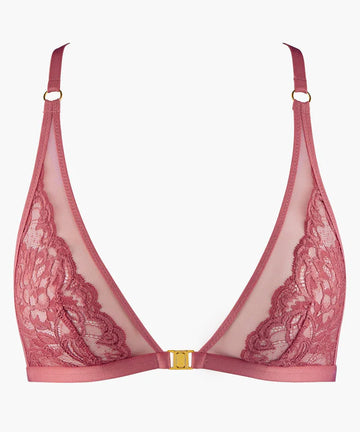 The Rosé Blossom Lace Bralette
