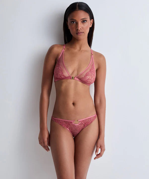The Rosé Blossom Lace Bralette