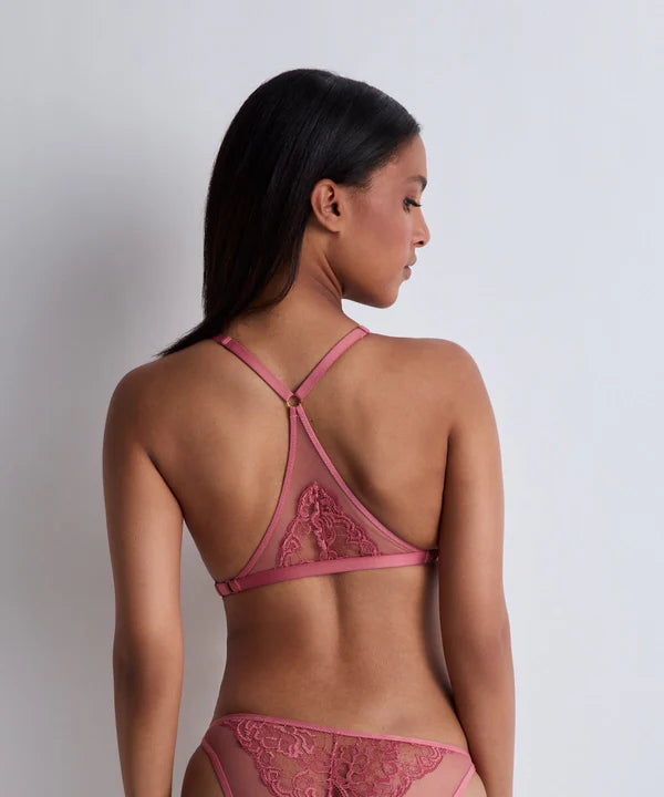 The Rosé Blossom Lace Bralette