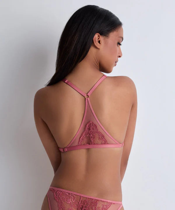 The Rosé Blossom Lace Bralette
