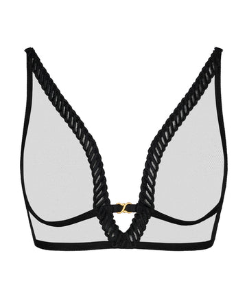 The Obsidian Veil Sheer Bralette