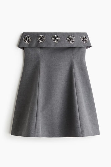 The Ivory Solstice Pleated Gown