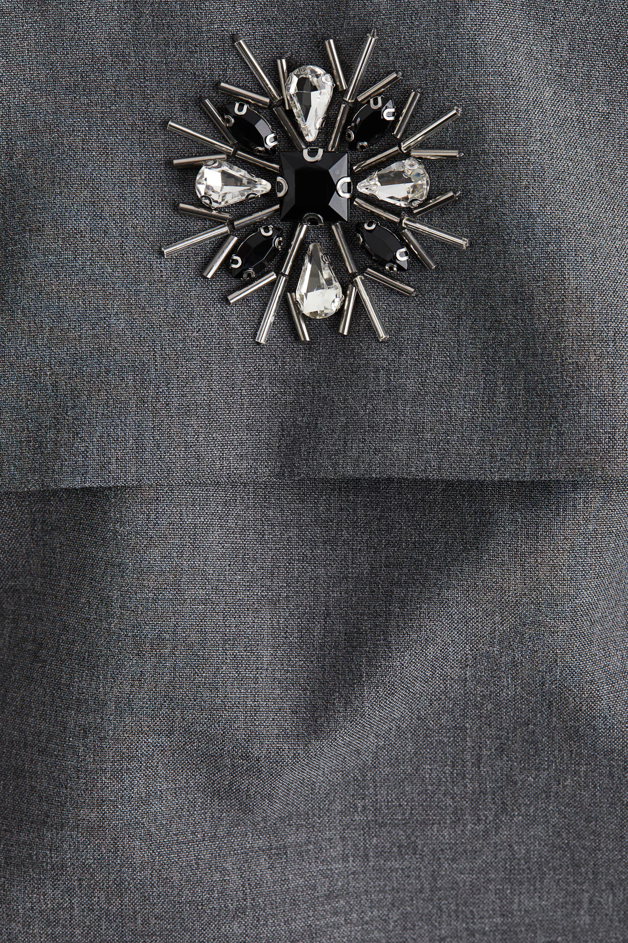 The Ivory Solstice Pleated Gown