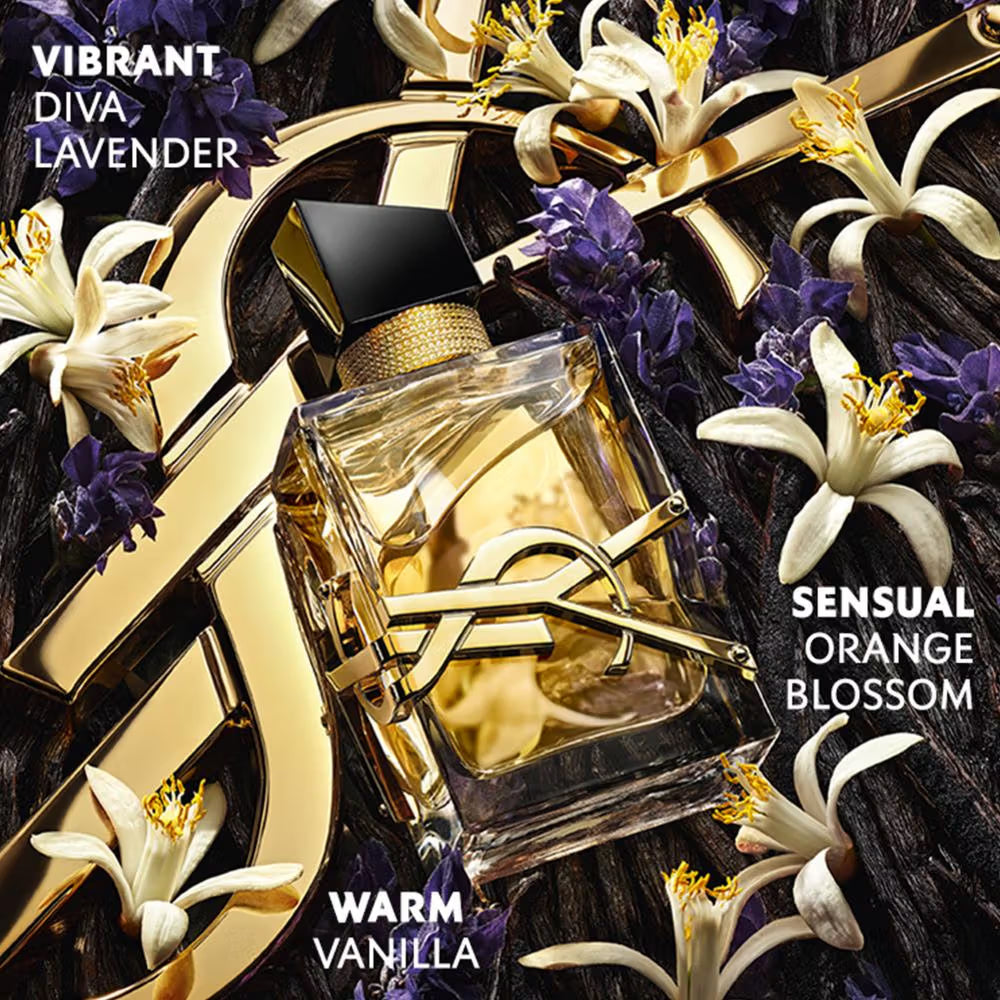 Yves Saint Laurent Libre Eau De Parfum With Lavender Essence, Orange Blossom, Musk & Warm Vanilla