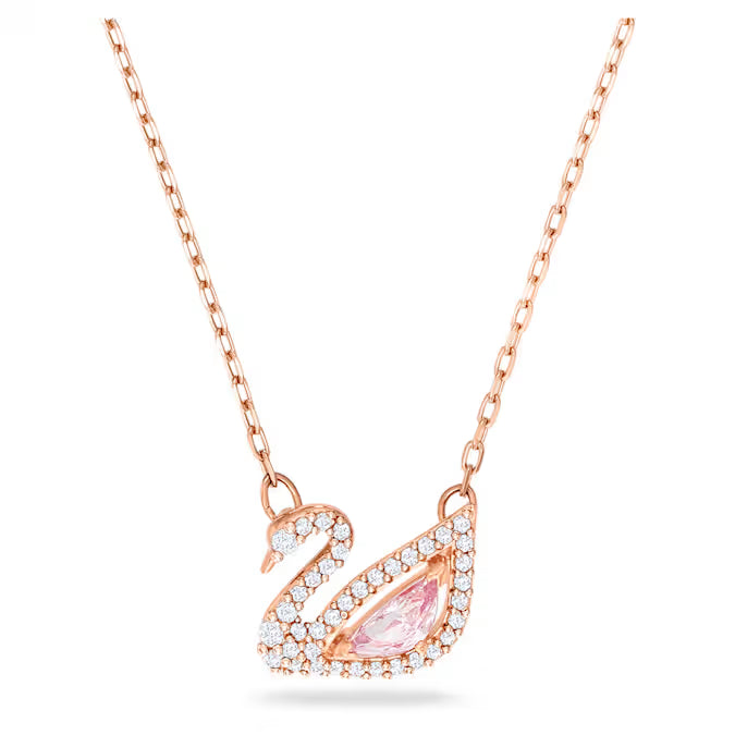 The Rosé Swan Lumière Necklace